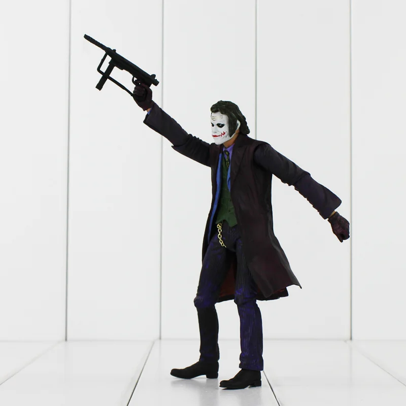 17 см NECA фигурка героя Супермена Бэтмена Джокер с нож для метания оружие классические телевизионные сериалы Коллекционная модель игрушки куклы