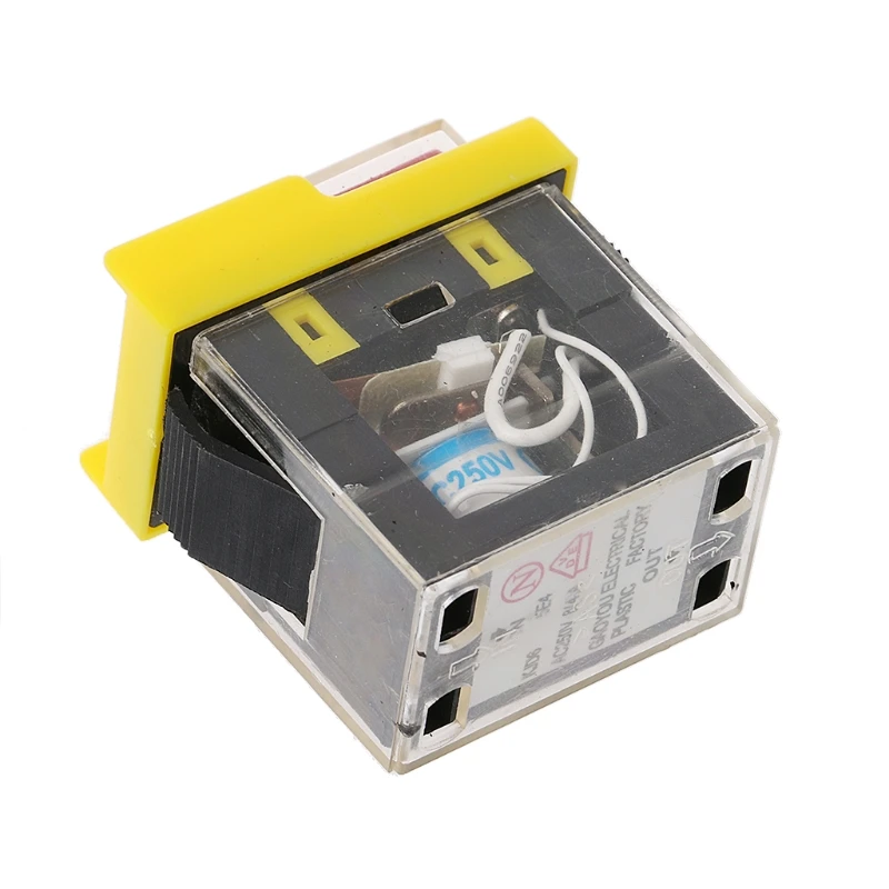 AC 250V 6A Waterproof Electromagnetic Pushbutton Machine Saw Cutter Drill On Off 53x48mm Button Safety Switch | Инструменты