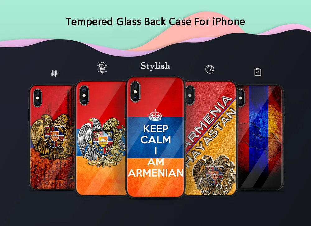 Чехол из закаленного стекла для телефона, чехол для iPhone 7, чехол для iPhone X, 7, 6, 8 Plus, чехол для iPhone 11, 11Pro, XS MAX, XR