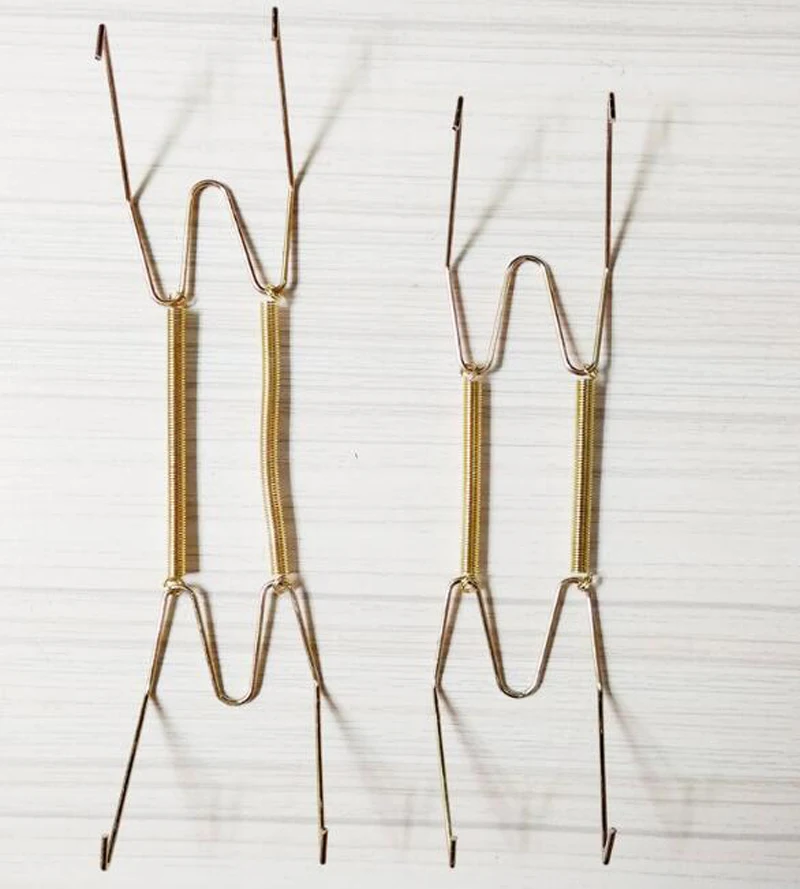 4 шт. плиты Провода Весна Миски детские настенные Вешалки держатель Дисплей 8/12 дюймов золото