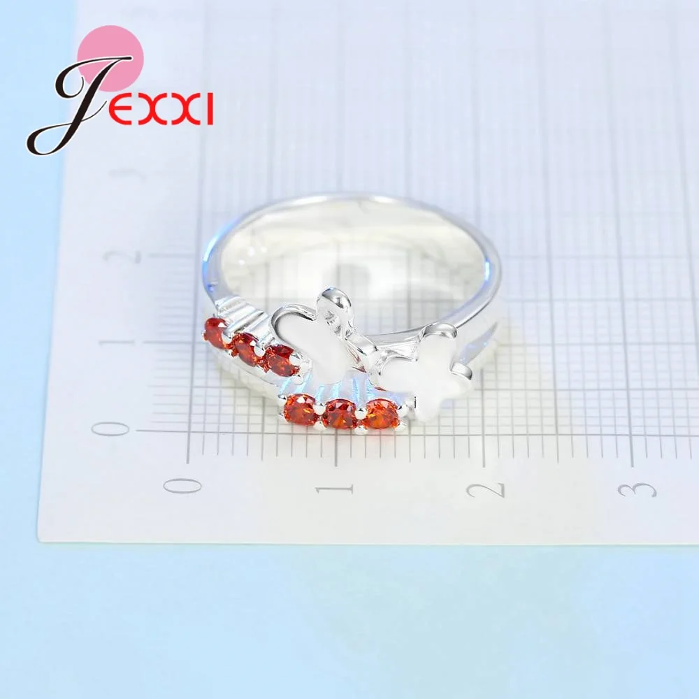 Изысканная маленькая бабочка Двухслойная структура 925 пробы серебро