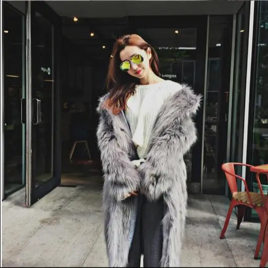 2019 зимние женские шубы из искусственного меха Норковое Пальто куртка manteau femme hiver