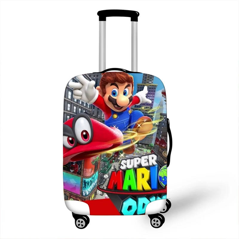 18-32 дюймов Sonic Boom Mario Эластичный Защитный чехол на чемодан, защитный чехол для пыли, чехол с рисунком, чехол для путешествий