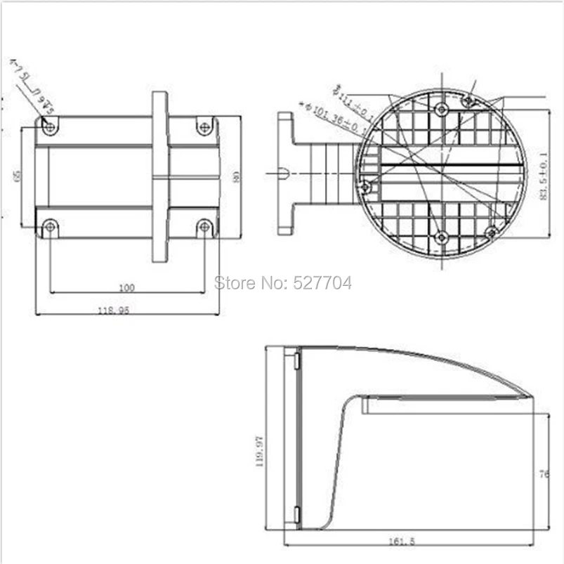 Настенный кронштейн для системы видеонаблюдения|Аксессуары CCTV| |