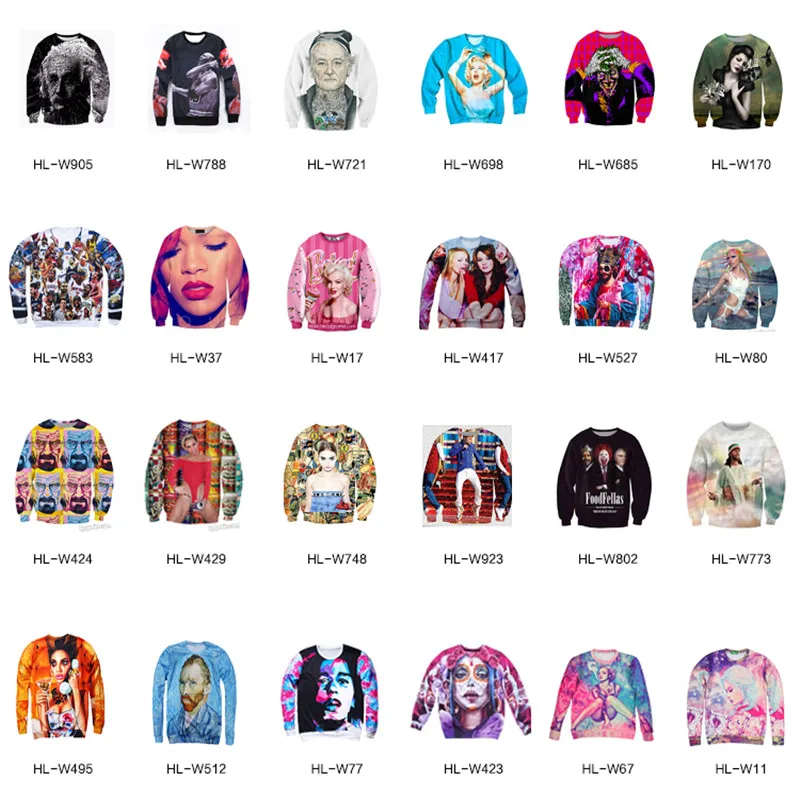 Оптовая продажа мужские/женские толстовки пончик Мороженое принт 3D кофты