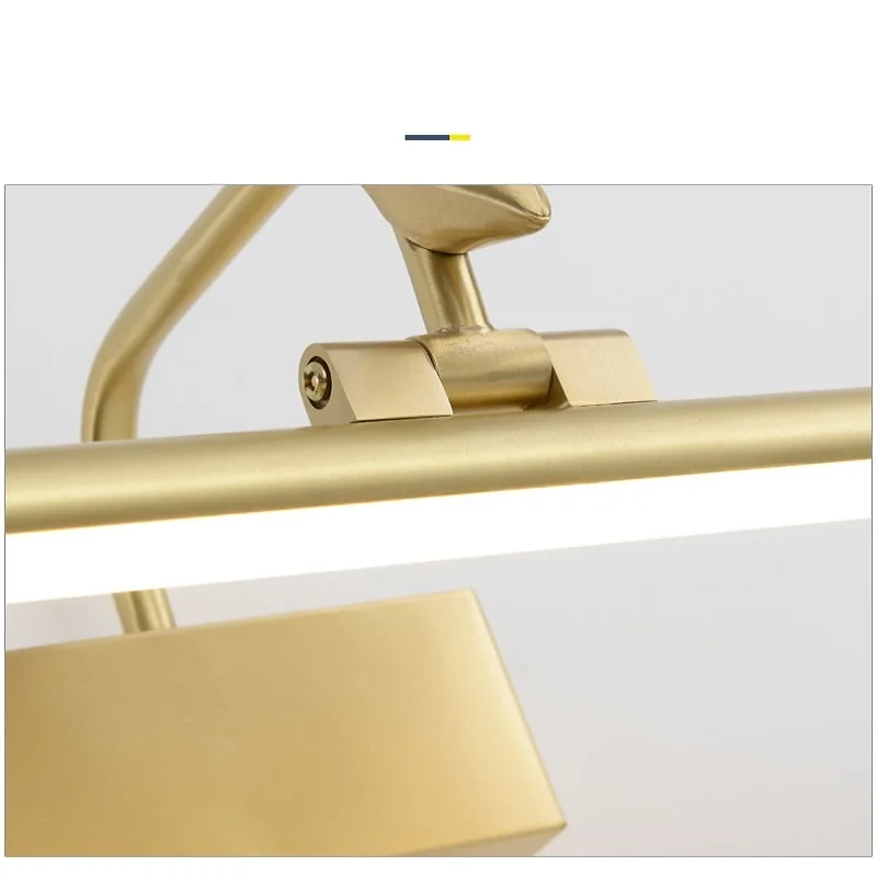 Светодиодные медные Налобные фонари LukLoy для ванной комнаты противотуманная