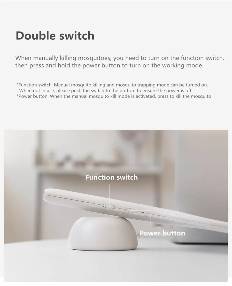 Новая электрическая ловушка для комаров Xiaomi Mijia Solove P1, защита от ультрафиолетового излучения, защита от насекомых, двойной размер, анти-Электрический S