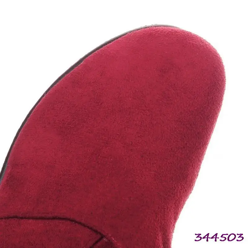 Женские сапоги на танкетке 3 см выше колен без застежки|high boots|snow bootsfashion boots |