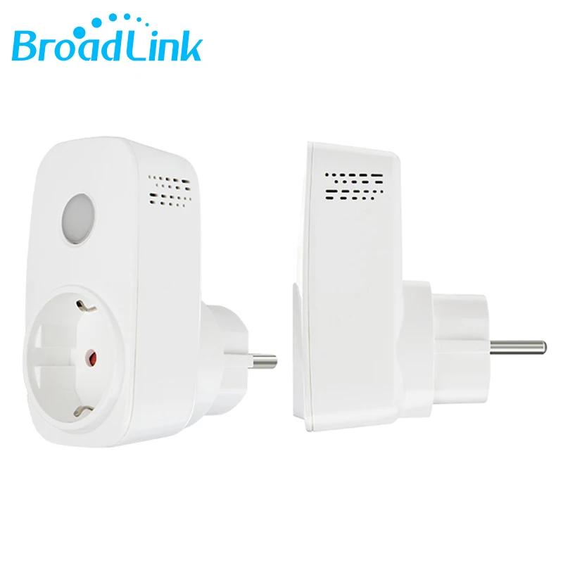 Умная розетка Broadlink SP3s с энергомонитором совместима Google Home Alexa Echo Wifi EU для