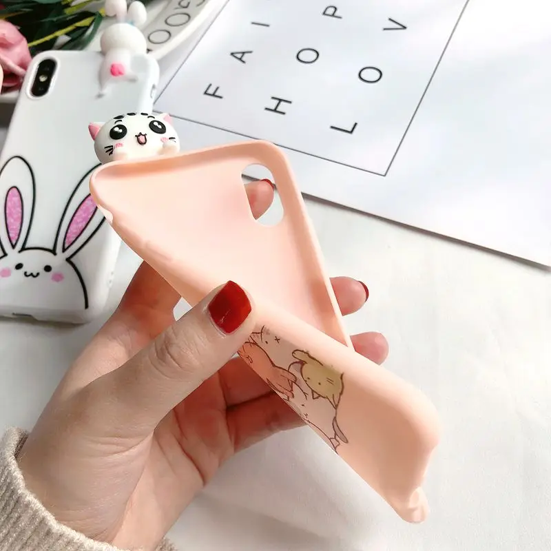 5S SE 3D чехол для iPhone 7 Plus Панда Свинья Единорог силиконовый 8 6 6s 5 X XR XS Max Capinha |
