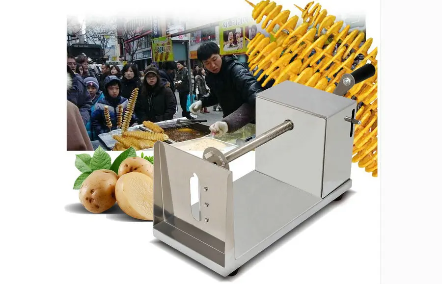 Коммерческое руководство картофеля башни машина новый нержавеющей стали ручной