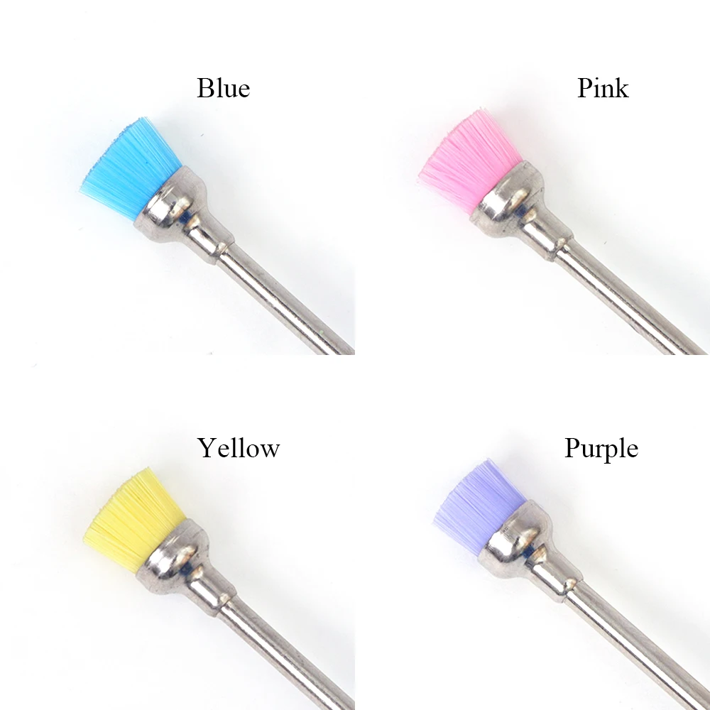 1pc Random Color Electric Nail Art Cleaning Brush Manicure Drill Machine Dust Cleaner Nail File Brush Polishing Tools LANJ102