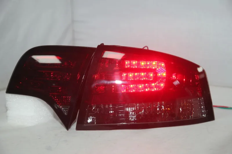 Для AUDI A4 B7 задние фонари 2005 2006 2007 2008 год бег задний свет задний дым черный