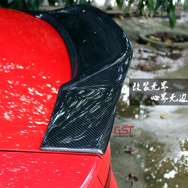 Для Audi A3 S3 стиль renntech карбоновый спойлер заднего багажника, крыла