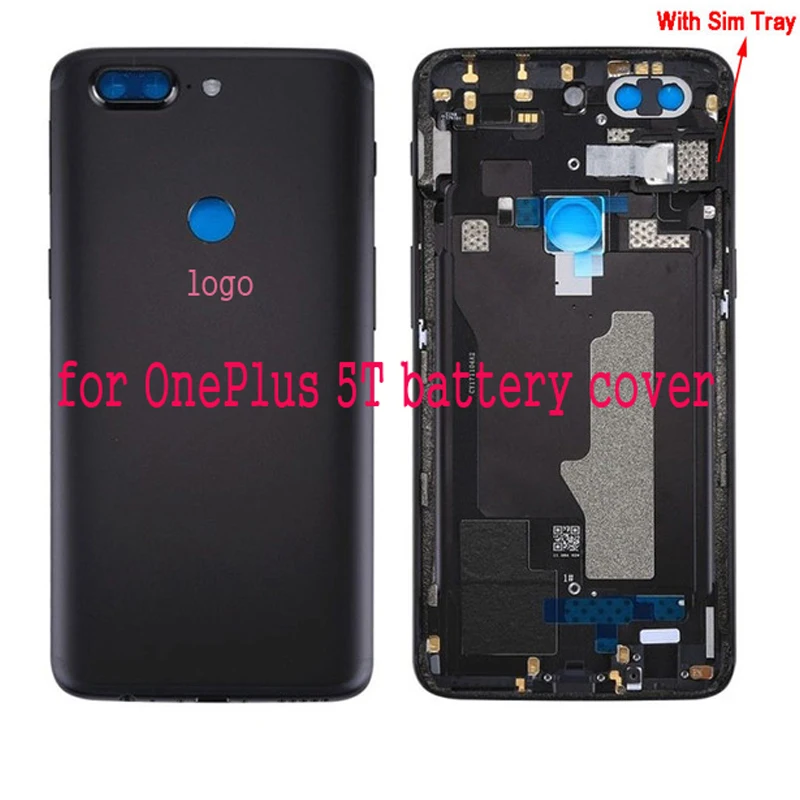 Сменный аккумулятор Yeuzoe оригинальный корпус для Oneplus 5T детали задней двери со
