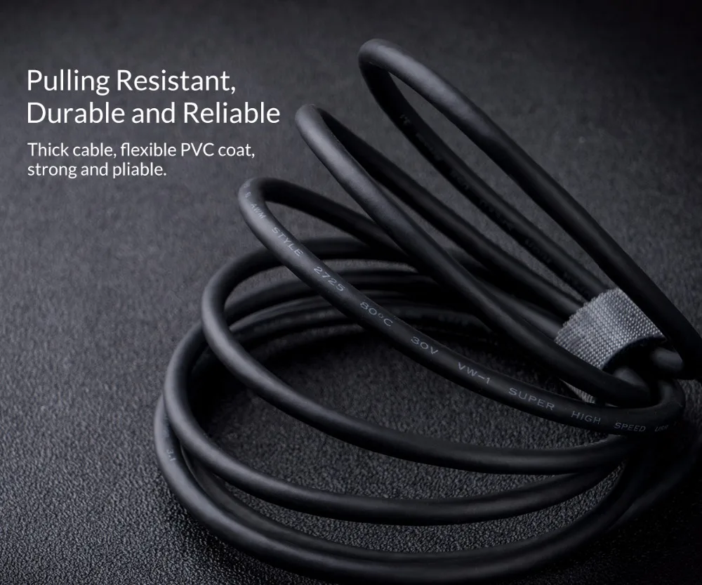 Кабель USB C к HDMI ORICO кабель 4K 1080P 3D Type для Samsung S8 S9 Hawei 10 P20 HD ТВ игр адаптер MacBook C|Кабели