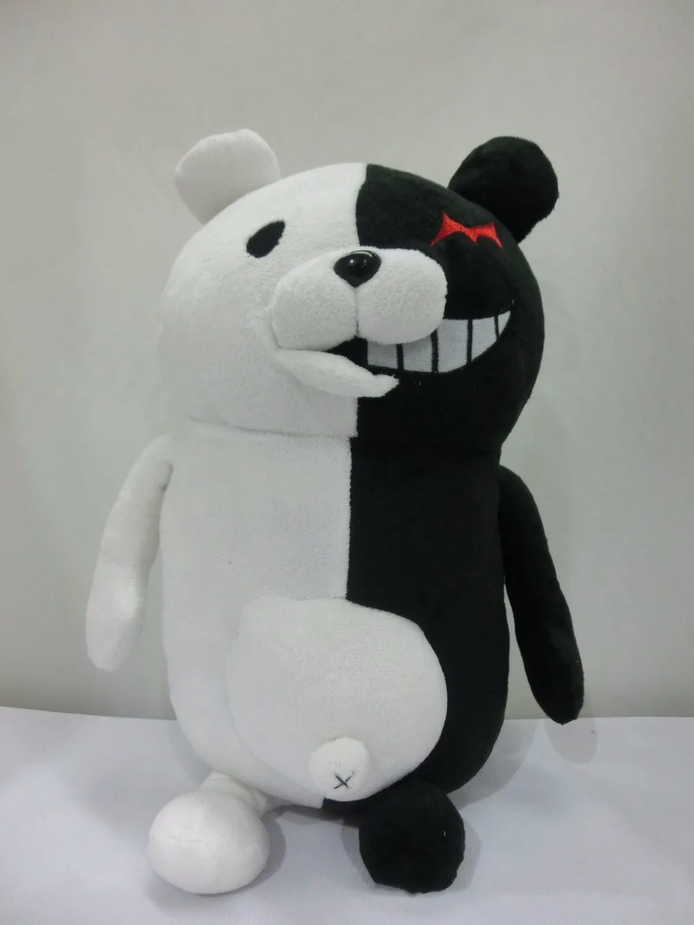 10-14 дюймов черный белый медведь плюшевый danganronpa monokuma игрушка медведь Dangan Ronpa мономедведь кигуруми кукла мягкая фигурка подарок детям
