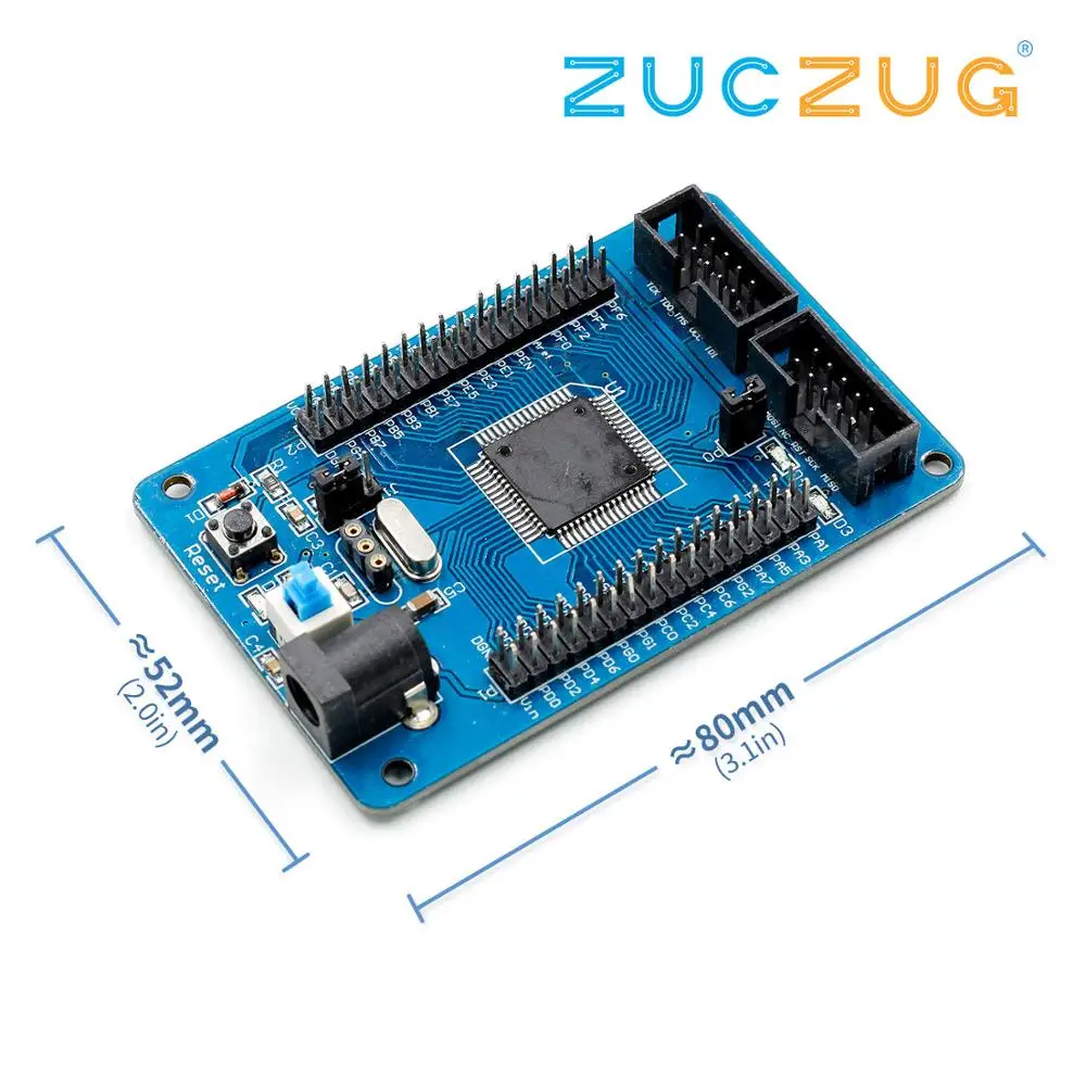 ATMEL ATMega128 M128 AVR Минимальный ядро развития системная плата модуль ISP JTAG