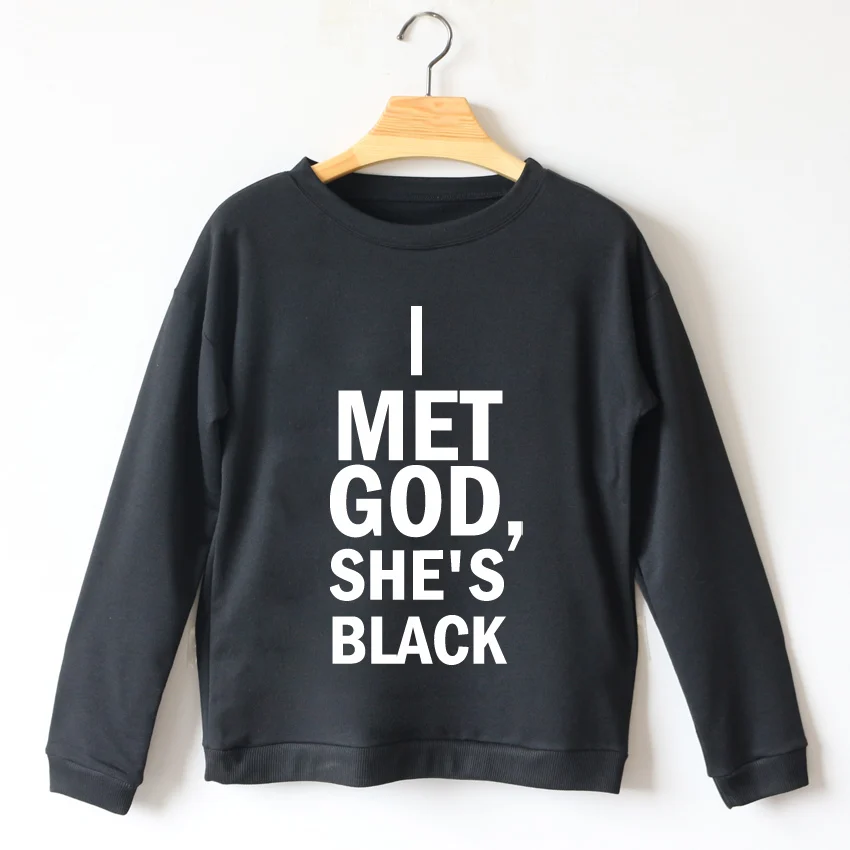 2017 Fashion Hoodies Women Sweatshirts Casual Letters Print Long Sleeve Black Pullovers Loose tops Female Sweatshirt | Женская одежда