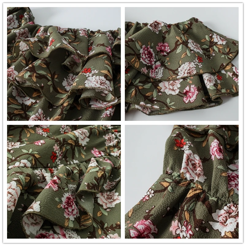 Новое поступление женское сексуальное платье без бретелек с оборками до колена