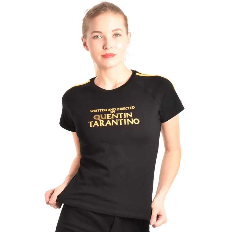 Для женщин футболка Новинка 2018 тенденция Стиль короткий рукав письмо печати