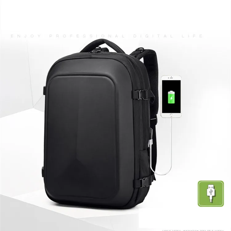 OZUKO мужской рюкзак бизнес Многофункциональный usb зарядка Рюкзак для ноутбука Bolsa Mochila водонепроницаемый дорожная школьная сумка жесткий корпус