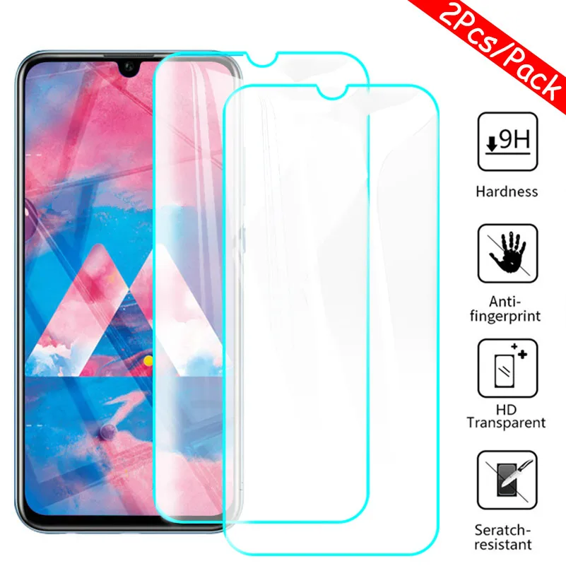 2 шт./лот переднее закалённое защитное Стекло для samsung M10 M20 M30 безопасности Стекло для Galaxy A70 A50 A40 A30 A20E A20 A10 защитная пленка