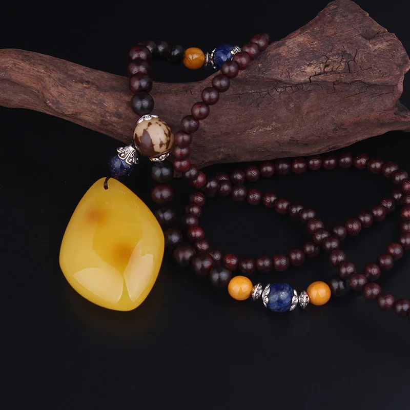 Пемза водонепроницаемые восковые ювелирные изделия в непальском стиле ручной