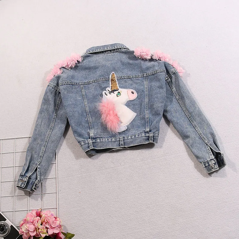 Джинсовая куртка Женская весенне осенняя одежда укороченная короткая модная