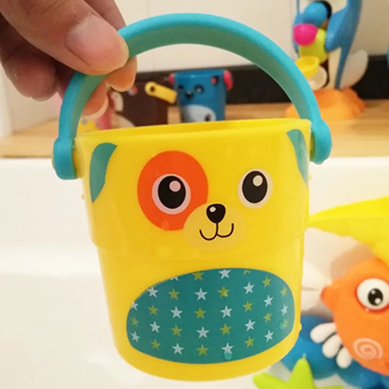 Детские Игрушки для ванны душа ведро купания инструмент распыления воды милая