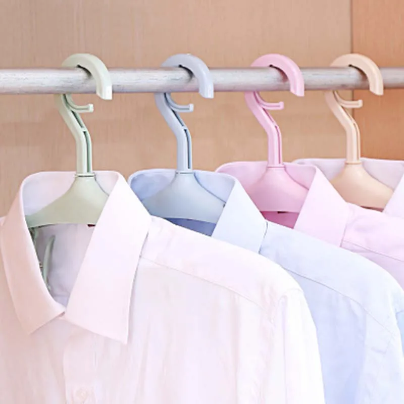Пластиковая портативная вешалка для одежды ванных комнат со съемными зажимами