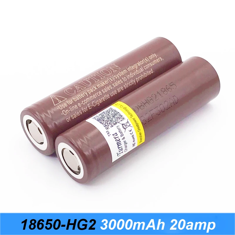 HG2 18650 3000 мАч перезаряжаемый аккумулятор для электронных сигарет высокой