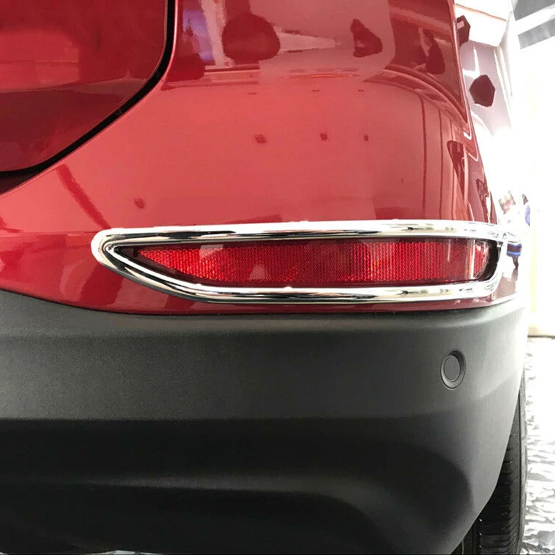 1 пара для Chevrolet Equinox 2018 2019 Высокое качество ABS хром задняя противотуманная фара