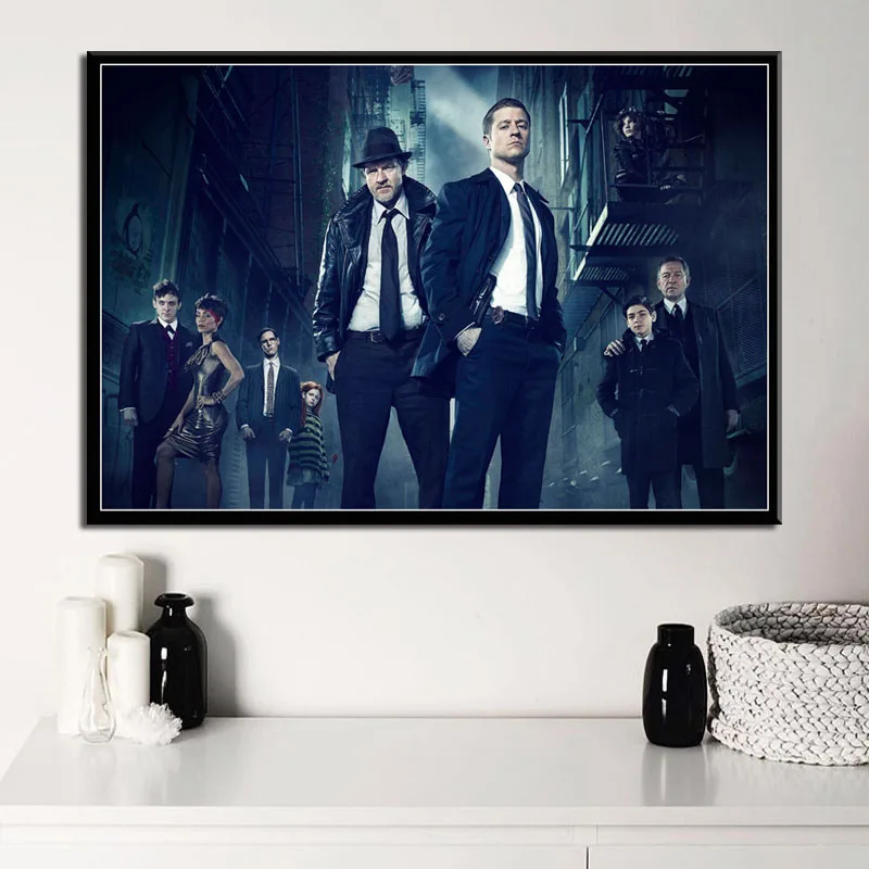 P432 Gotham Hot TV Series Show Art Painting Silk Canvas Poster Wall Home Decor | Дом и сад