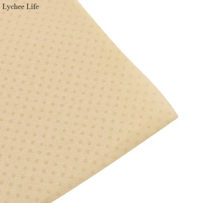 Beige Lychee Life, сделай сам, точечная Нескользящая ткань для украшения одежды, ручная работа, шитье для одежды, нескользящие носки-Тапочки - Цвет: Beige