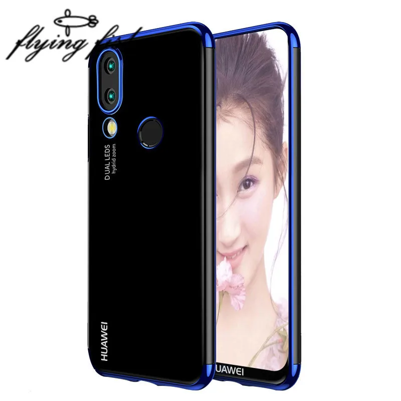 Чехол для Huawei p20 Lite Pro Роскошные прозрачные ультра тонкий мягкий Силиконовый ТПУ
