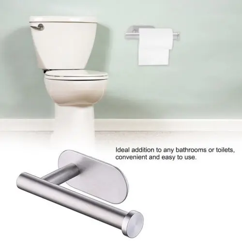 

Stainless Steel Toilet Paper Roll Holder Single Towel Tissue Bathroom Rack Hot A