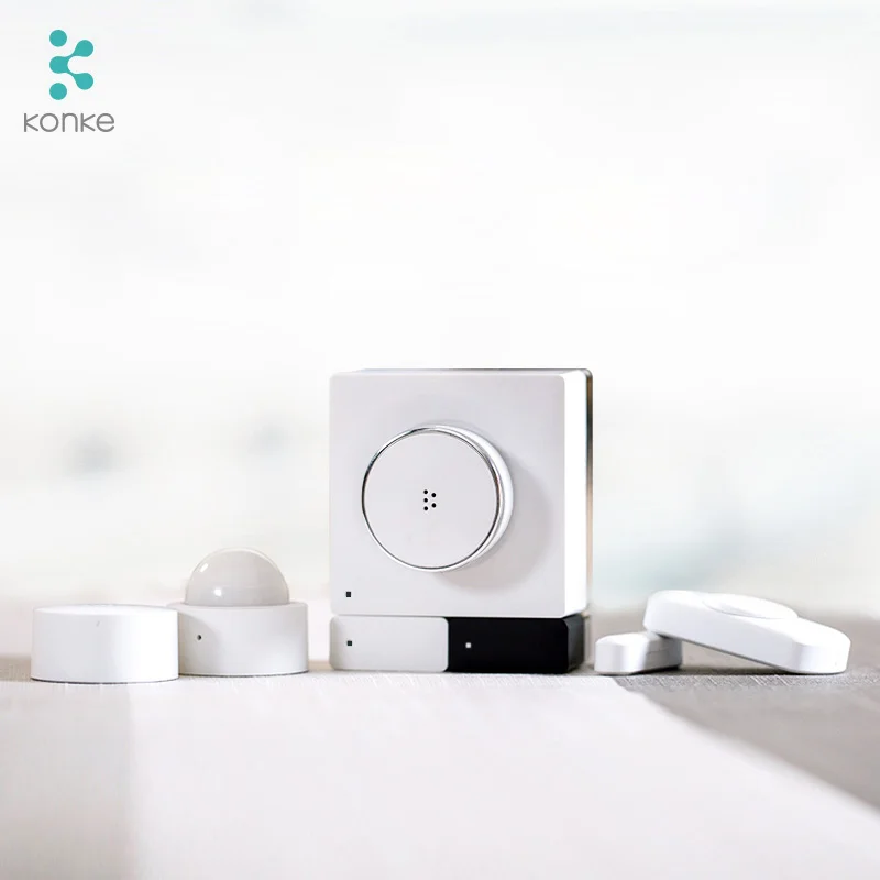 Беспроводной хаб Konke zigbee многофункциональный с датчиком температуры и влажности