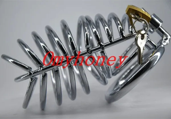 SM449 Silver клетка для пениса из нержавеющей стали с шкафчиком замком кольцо полового