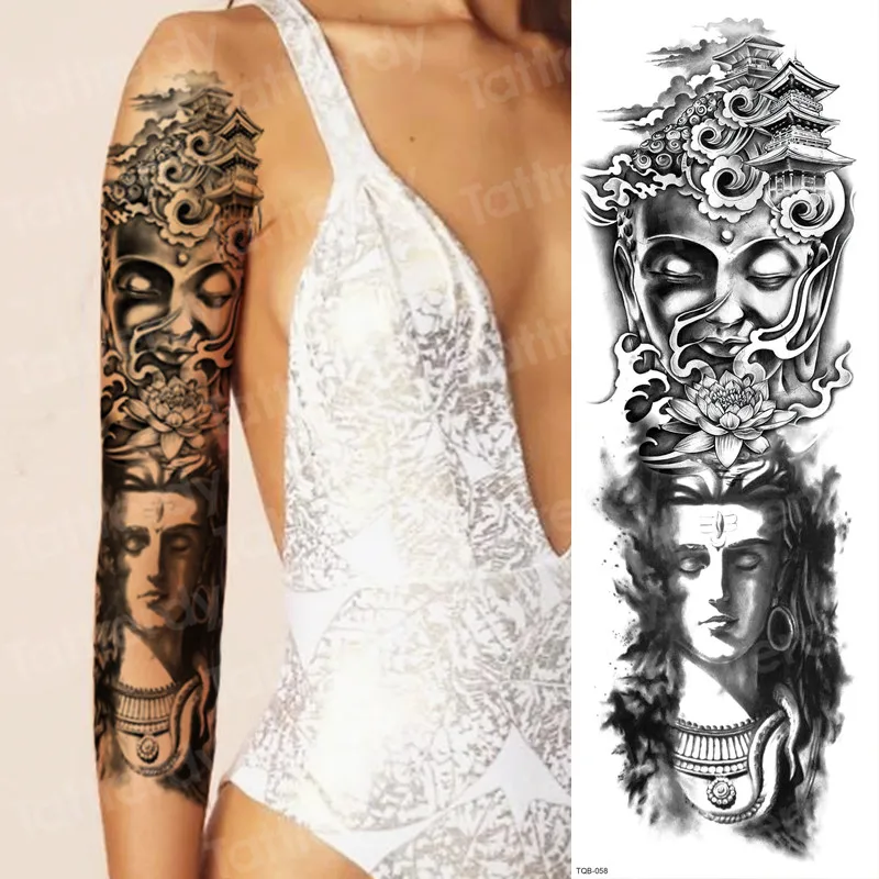 

tattoo temporary arm tattoo boys tattoo sticker waterproof water tattoo and body art large black tatoo fake tatto big mens women