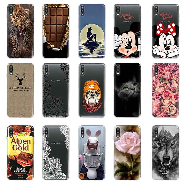 soft Cases For Samsung Galaxy M10 M20 M30 Phone Cover Silicone Printing Back Case M205F SM-M205F Capa |