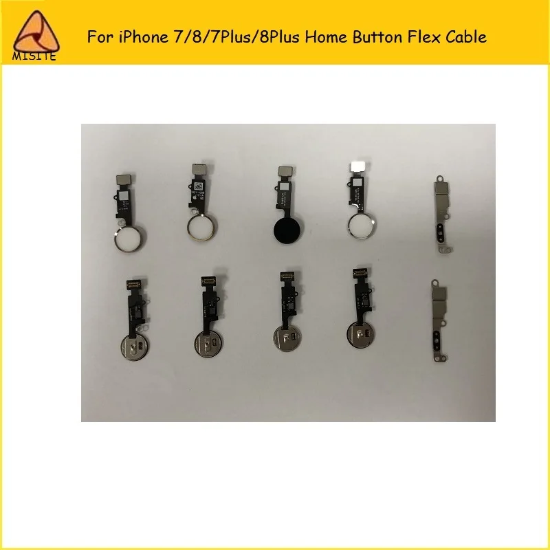 100PCS/LOT New High Quality Home Button Key Flex Cable For Iphone 7/7G/8/8G/7Plus/8Plus Assembly | Мобильные телефоны и