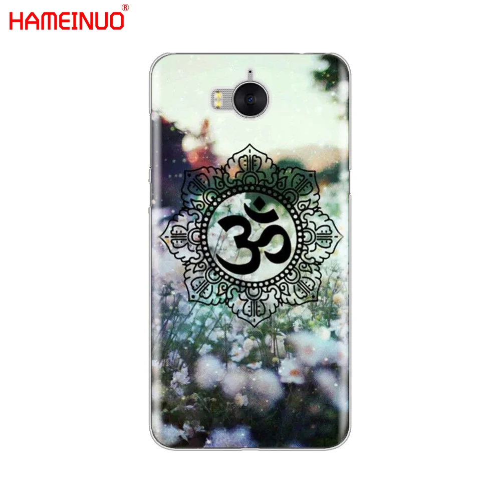 HAMEINUO Aum Om Yoga cell phone Cover Case for huawei honor 3C 4X 4C 5C 5X 6 7 Y3 Y6 Y5 2 II Y560 2017 | Мобильные телефоны и