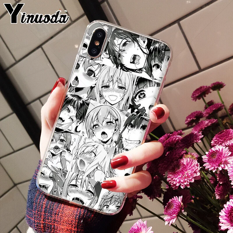 Yinuoda аниме девушка мультфильм Япония милые лица Мягкий чехол для телефона Apple iPhone 8 7 6 6S Plus X XS MAX 5 5S SE XR мобильные телефоны