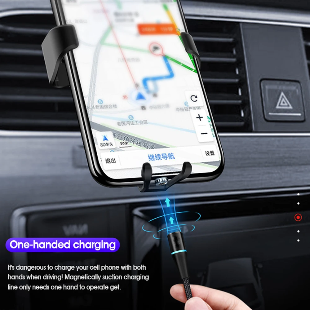 Магнитный кабель Micro USB 1M 3A для быстрой зарядки данных Apple iPhone 7 XS Кабель зарядного