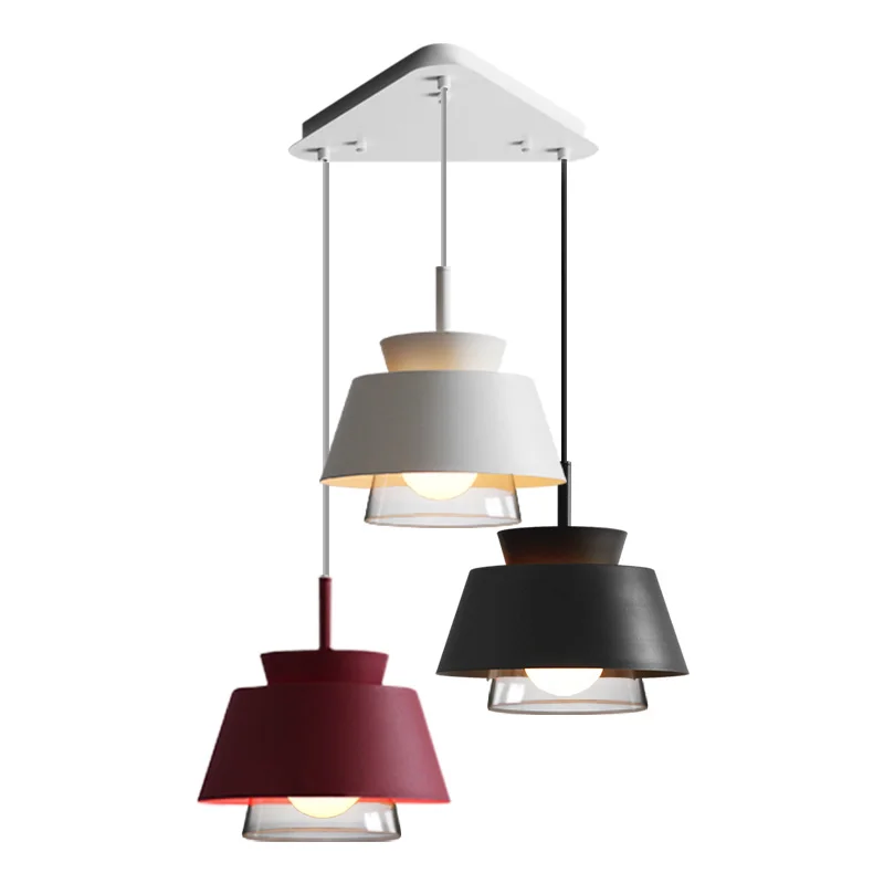 売る 北欧ダイニングルームペンダントライトテーブルランプ近代的なミニマリストのバーダイニングルームマカロン頭 Hanglamp