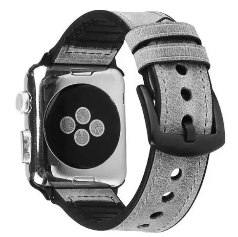 Ремешок из натуральной кожи для Apple Watch band 42 мм 38 44 40 браслет iwtach series 4 3 2 1 5|Ремешки