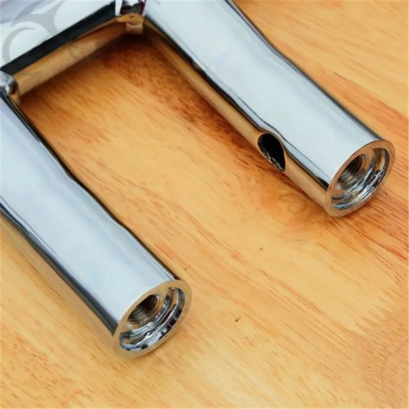 1-1/" ХРОМ 5,5" Rise Drag T-Bars руль для Harley Davidson Dyna Softail мотоцикл