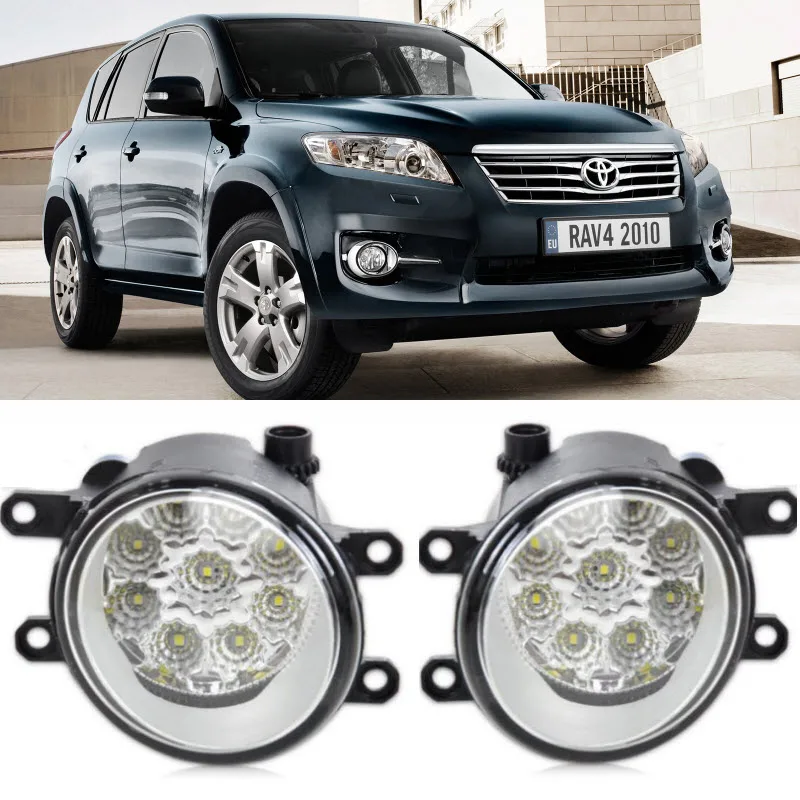 Автостайлинг для Toyota RAV4 RAV 4 2011 2012 2013 9 штук светодиодные s образные кристаллы