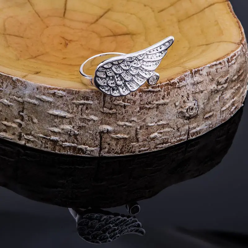 Оптовая продажа кольцо с покрытием из серебра 925 пробы модные ювелирные